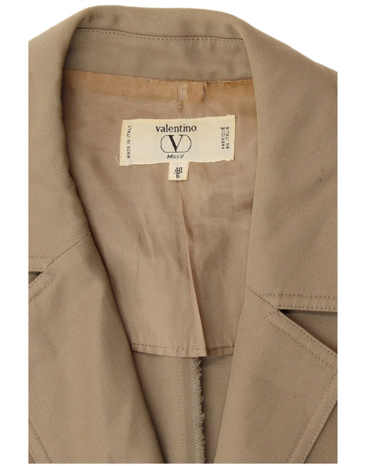 Valentino Γυναικείο Miss V Oversized Blazer Jacket IT 40 Small Beige