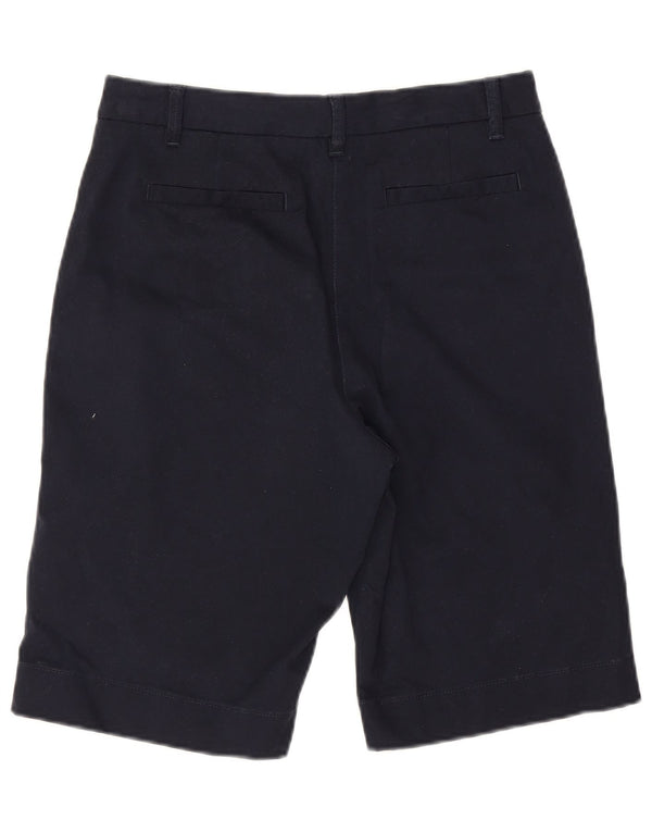 Marks & Spencer Γυναικείο σορτς Chino UK 10 Small W30 Navy Blue Cotton