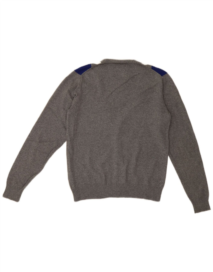 Ανδρικό πουλόβερ ζακέτα Sun68 Small Grey Argyle/Diamond Cotton