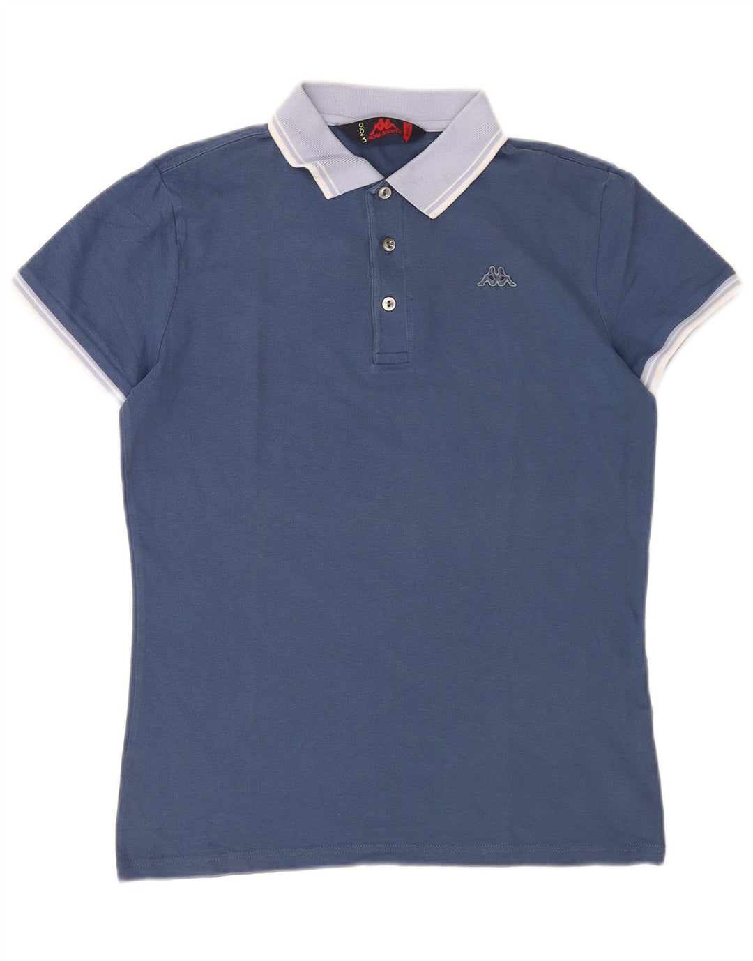 Ανδρικό μπλουζάκι πόλο Kappa Small Blue Colourblock