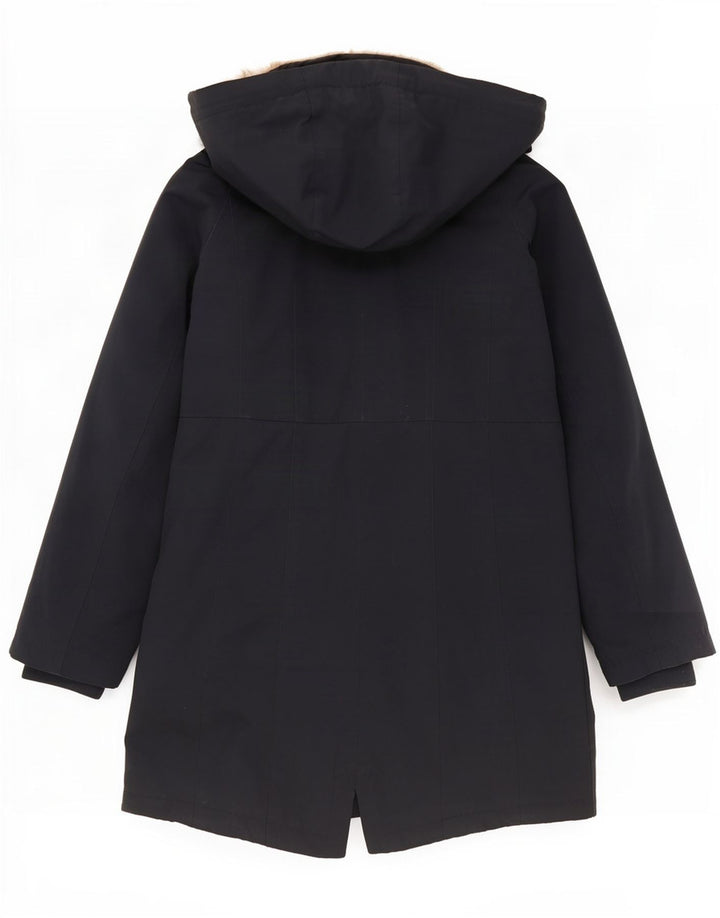 Kangol γυναικείο μπουφάν Parka με κουκούλα UK 8 Small Navy Blue