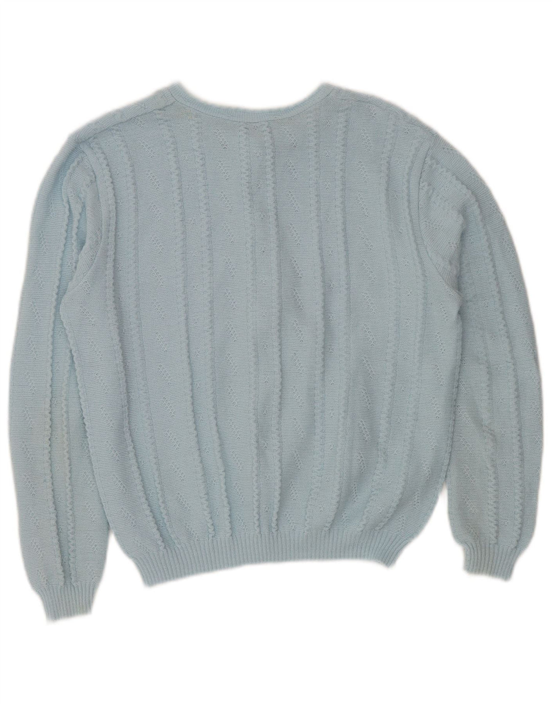 Vintage Γυναικείο Crop Ζακέτα IT 52/54 2XL Μπλε Ακρυλικό