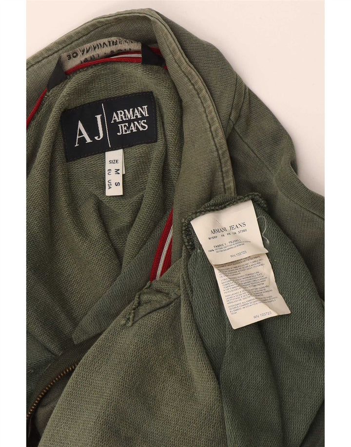 Ανδρική φόρμα Armani Jeans Top Jacket Μεσαίο πράσινο βαμβακερό