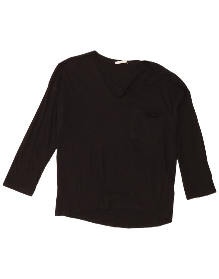Zara Γυναικείο Trafaluc Oversized Top 3/4 Sleeve UK 10 Small Black