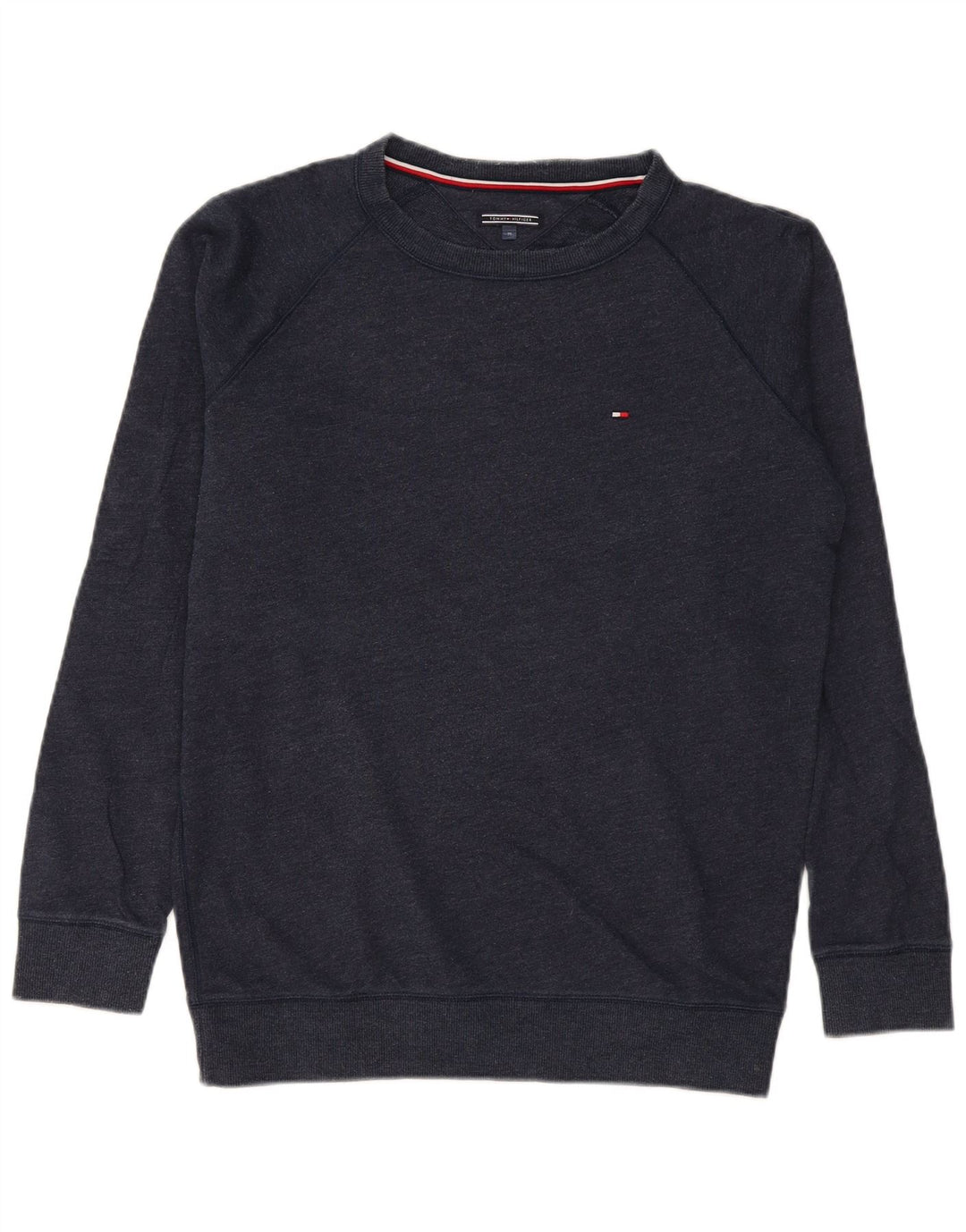 Ανδρικό φούτερ Tommy Hilfiger Regular Fit Jumper Medium Navy Blue Cotton