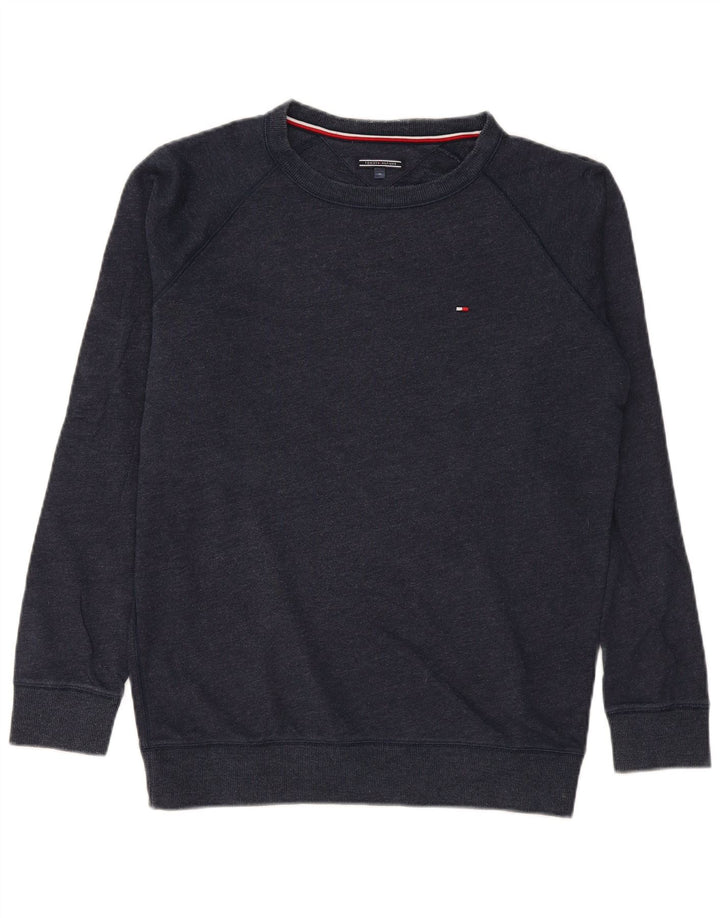 Ανδρικό φούτερ Tommy Hilfiger Regular Fit Jumper Medium Navy Blue Cotton
