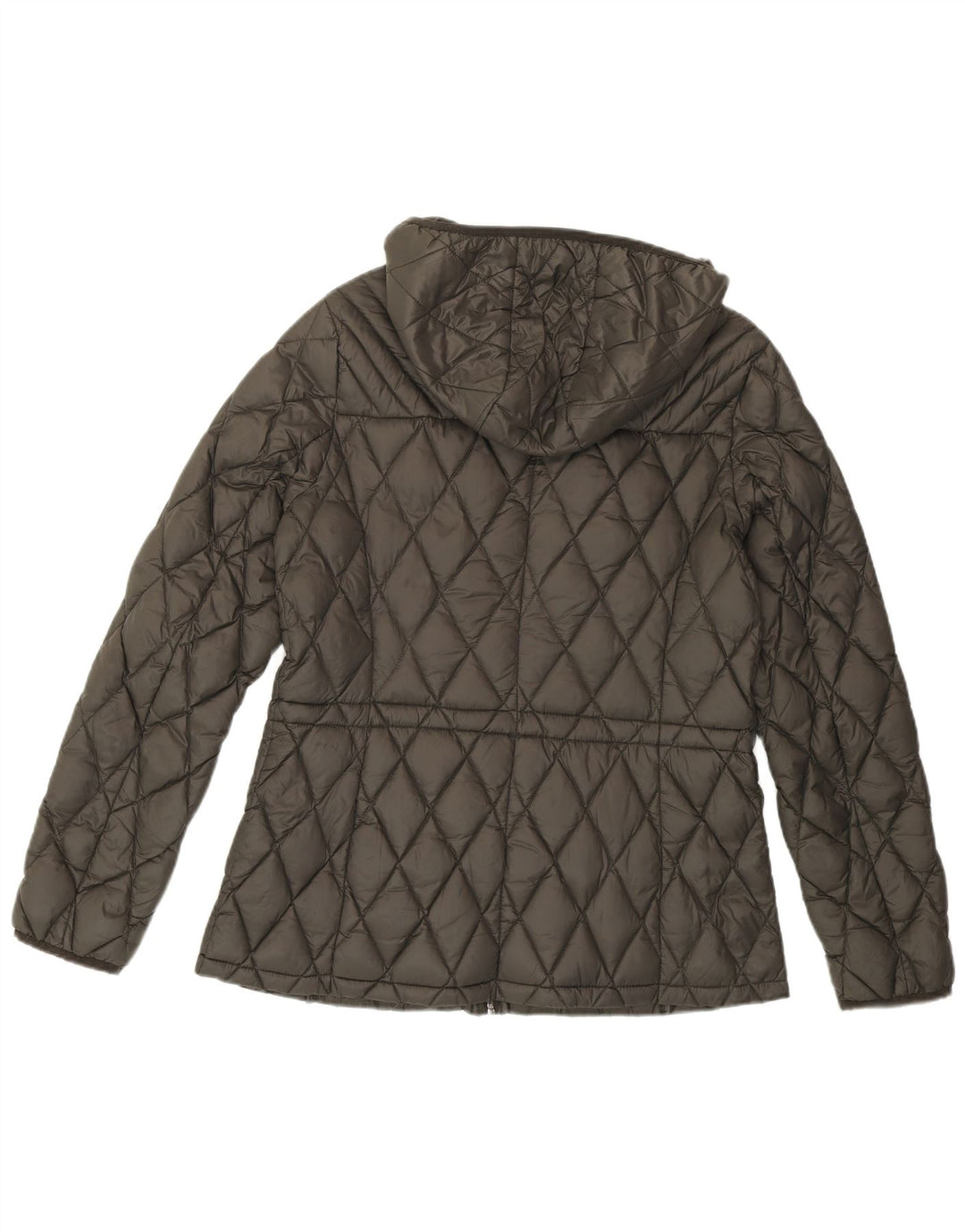 MICHAEL KORS Γυναικείο μπουφάν με κουκούλα UK 14 Medium Grey Nylon