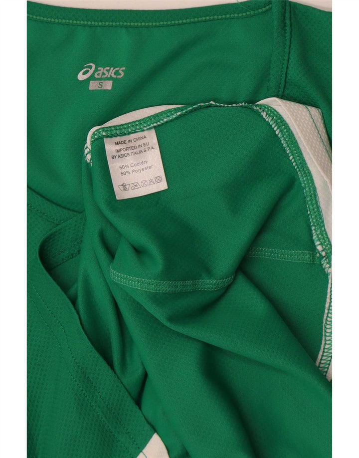 Ανδρικό γραφικό γιλέκο Asics Μικρό πράσινο χρώμα