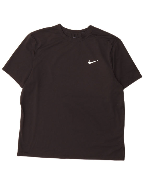 Ανδρικό T-shirt Nike Dri Fit Top Large Μαύρο Πολυεστέρας