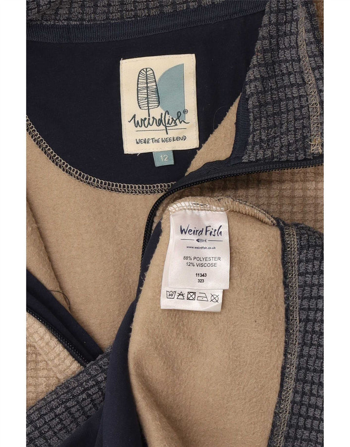Weird Fish Γυναικείο Fleece Jacket UK 12 Medium Beige Polyester
