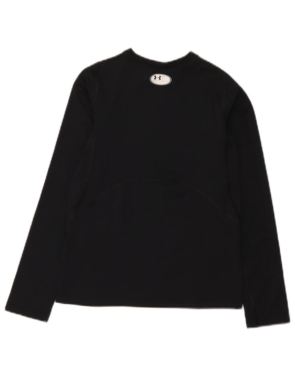 Under Armour Boys Heat Gear Top Μακρύ μανίκι 9-10 ετών Μεσαίο Μαύρο