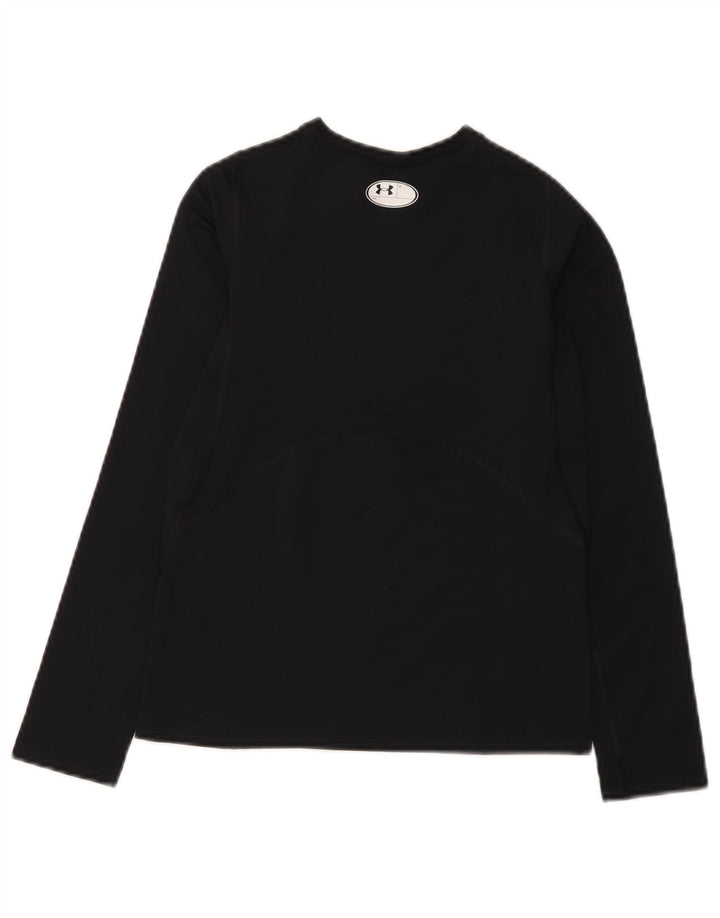 Under Armour Boys Heat Gear Top Μακρύ μανίκι 9-10 ετών Μεσαίο Μαύρο