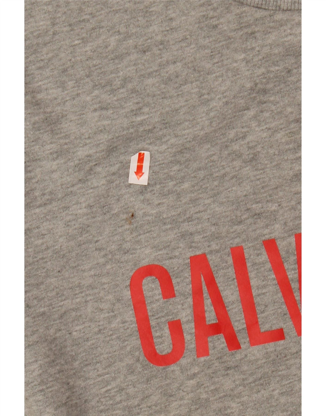 CALVIN KLEIN Ανδρικό γραφικό φούτερ Jumper Medium Grey