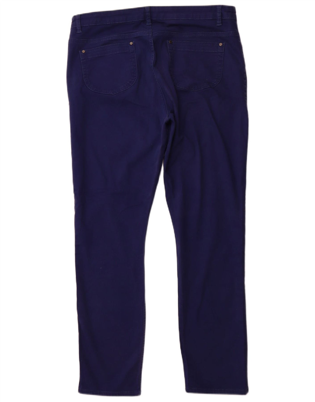 JAEGER Γυναικείο ψηλόμεσο λεπτό τζιν UK 16 μεγάλο W36 L31 μπλε βαμβακερό