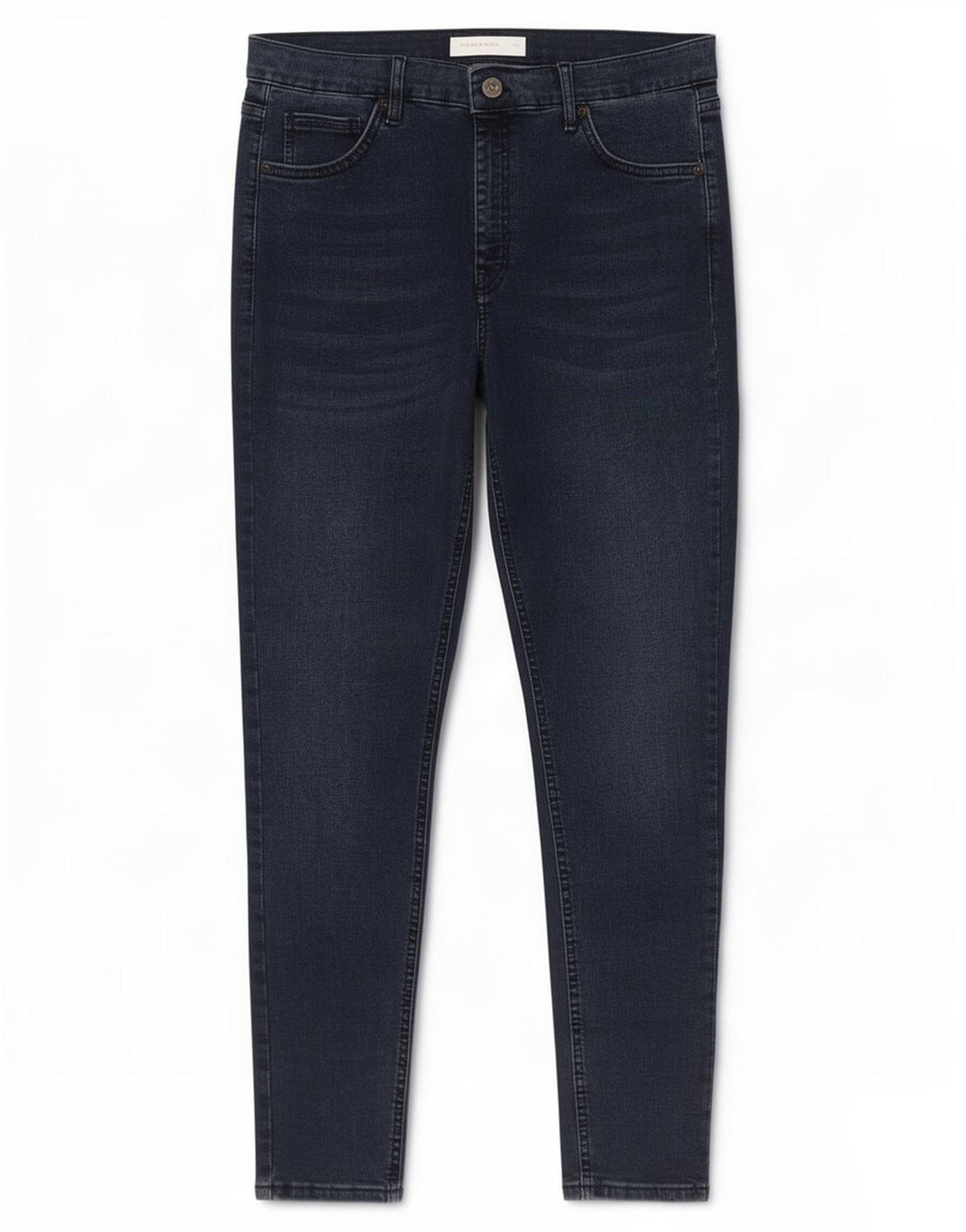 Topshop Γυναικεία Skinny Jeans W34 L32 Navy Blue Polyester