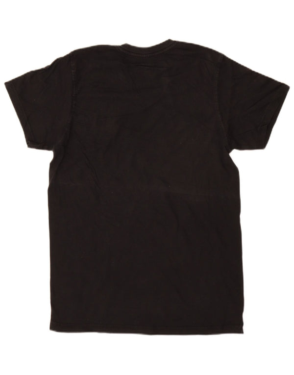 CALVIN KLEIN Mens T-Shirt Top Small Black Cotton