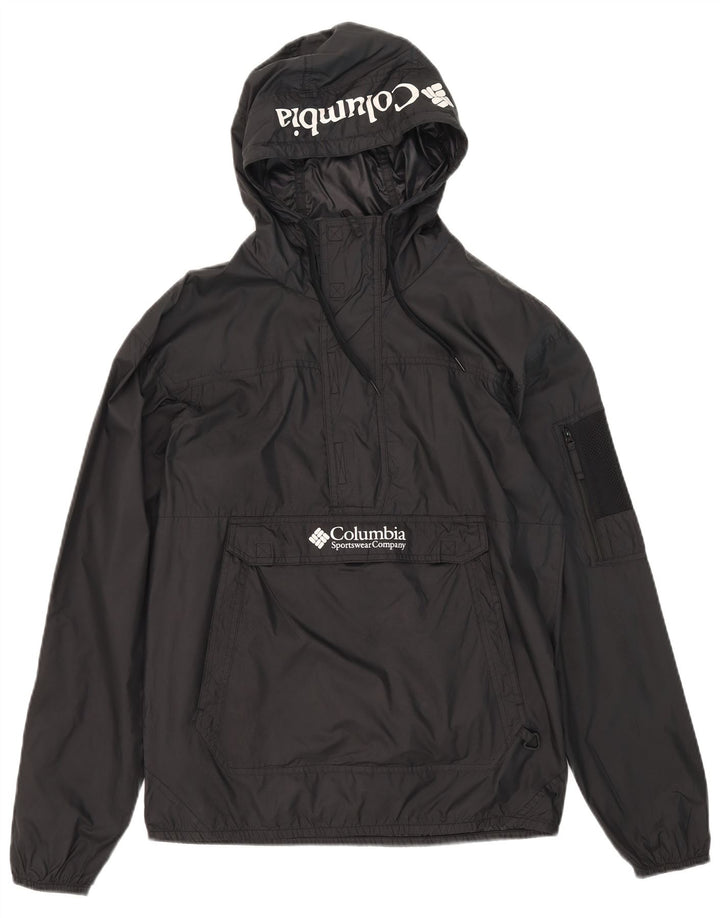 Ανδρικό μπουφάν βροχής με κουκούλα Columbia UK 36 Small Black Polyester