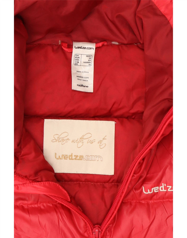 Ανδρικό μπουφάν Wedze με επένδυση UK 34 XS Red Colorblock Πολυεστέρας