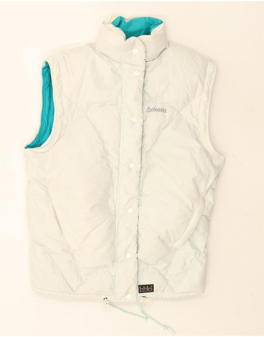 Dolomite Womens Oversized Reversible Gilet Gilet UK 14 Medium White