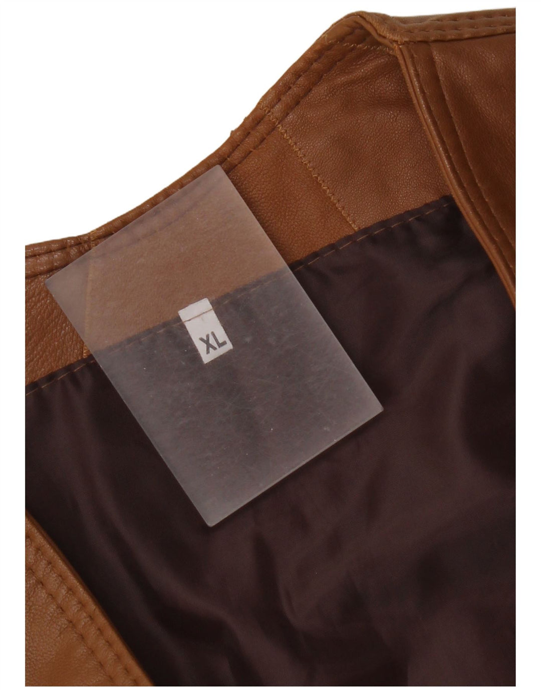 Vintage Ανδρικό Δερμάτινο Γιλέκο XL Καφέ