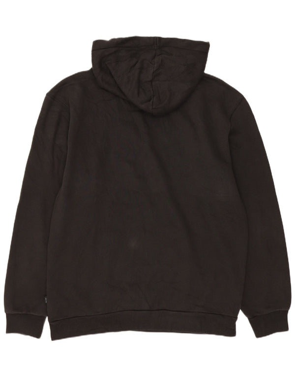 Ανδρικό γραφικό κουκούλα Puma, μεσαίο μαύρο βαμβακερό