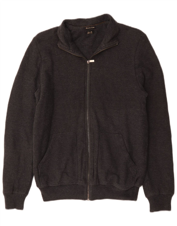 Ανδρική φόρμα Massimo Dutti Μπουφάν με μεσαίο γκρι βαμβακερό