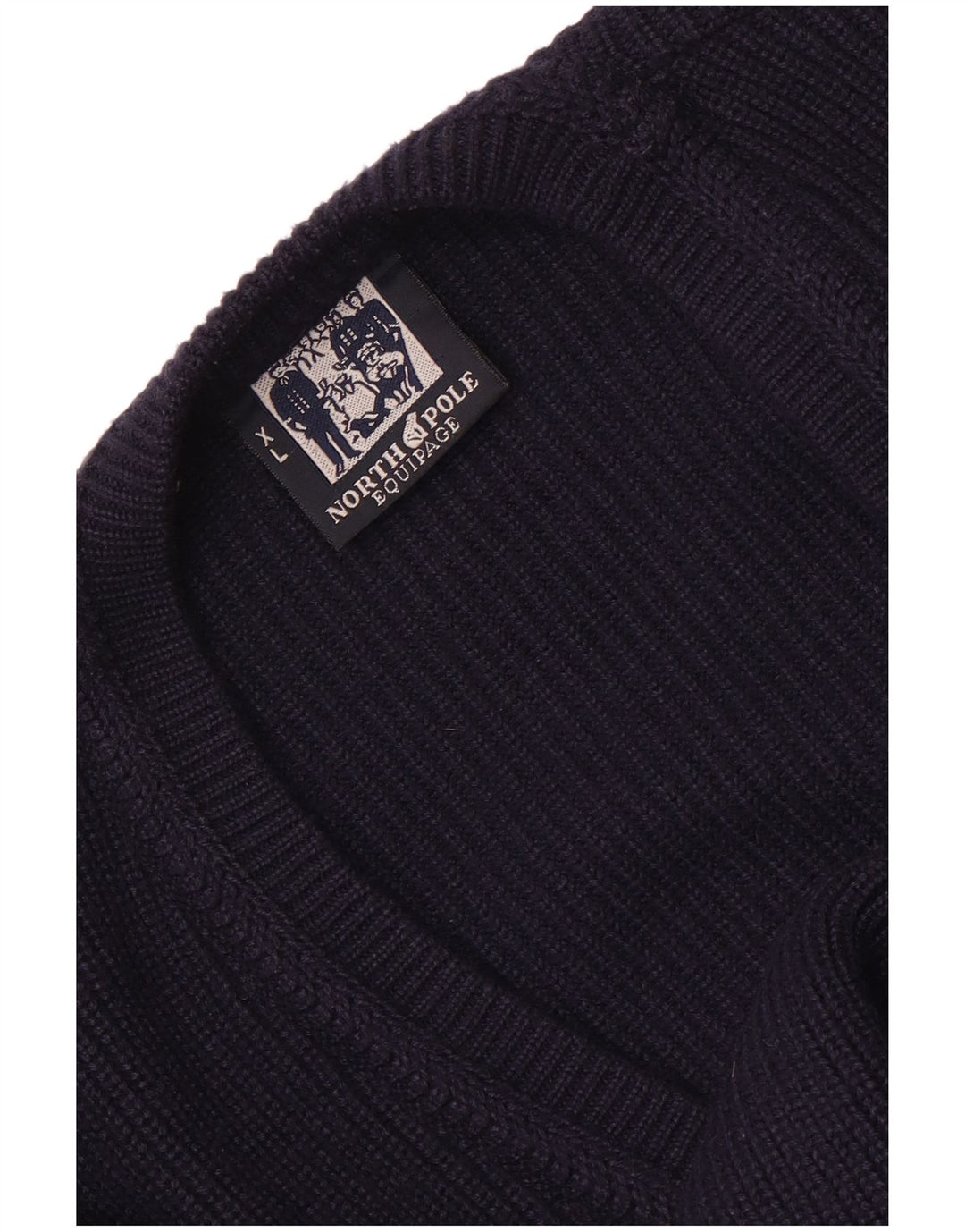 Ανδρικό πουλόβερ με ζακέτα North Pole XL Navy Blue