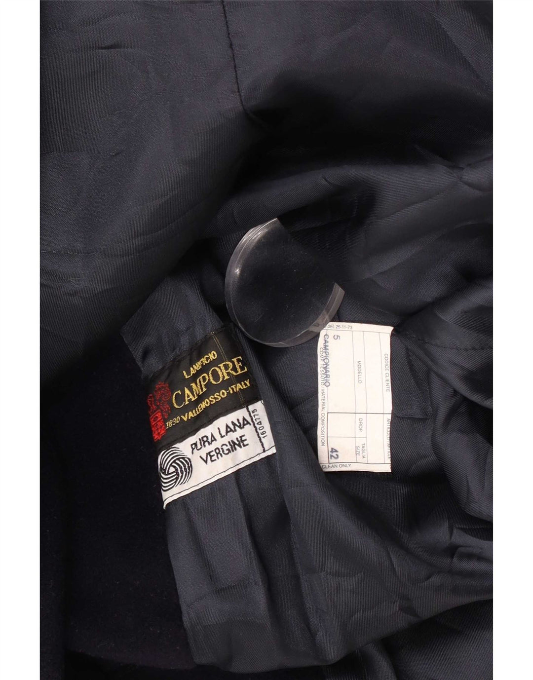 Lanificio Campore Γυναικείο Πανωφόρι IT 42 Medium Navy Blue