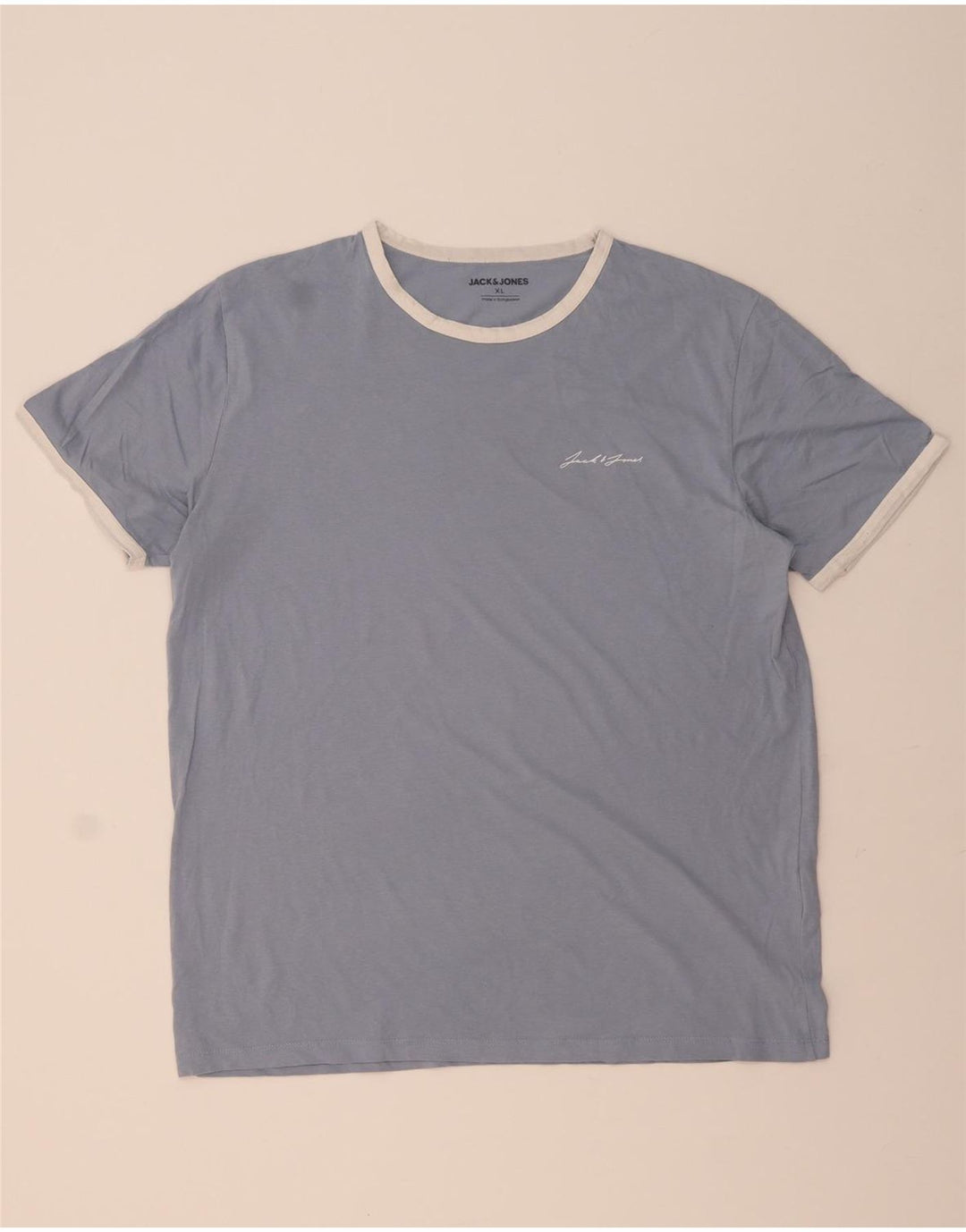 Ανδρικό T-Shirt JACK & JONES XL Μπλε βαμβακερό