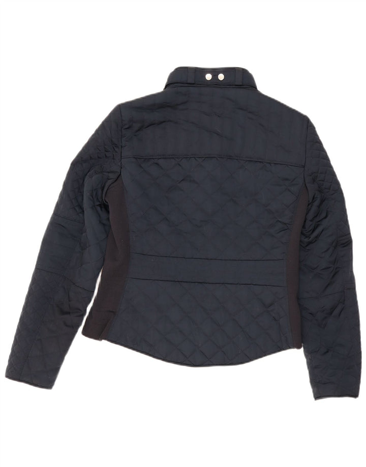 Zara Γυναικείο Καπιτονέ μπουφάν UK 14 Large Navy Blue