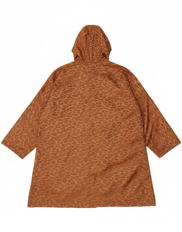 Vintage Γυναικείο Oversized Longline Πανωφόρι UK 14 Medium Brown Classic