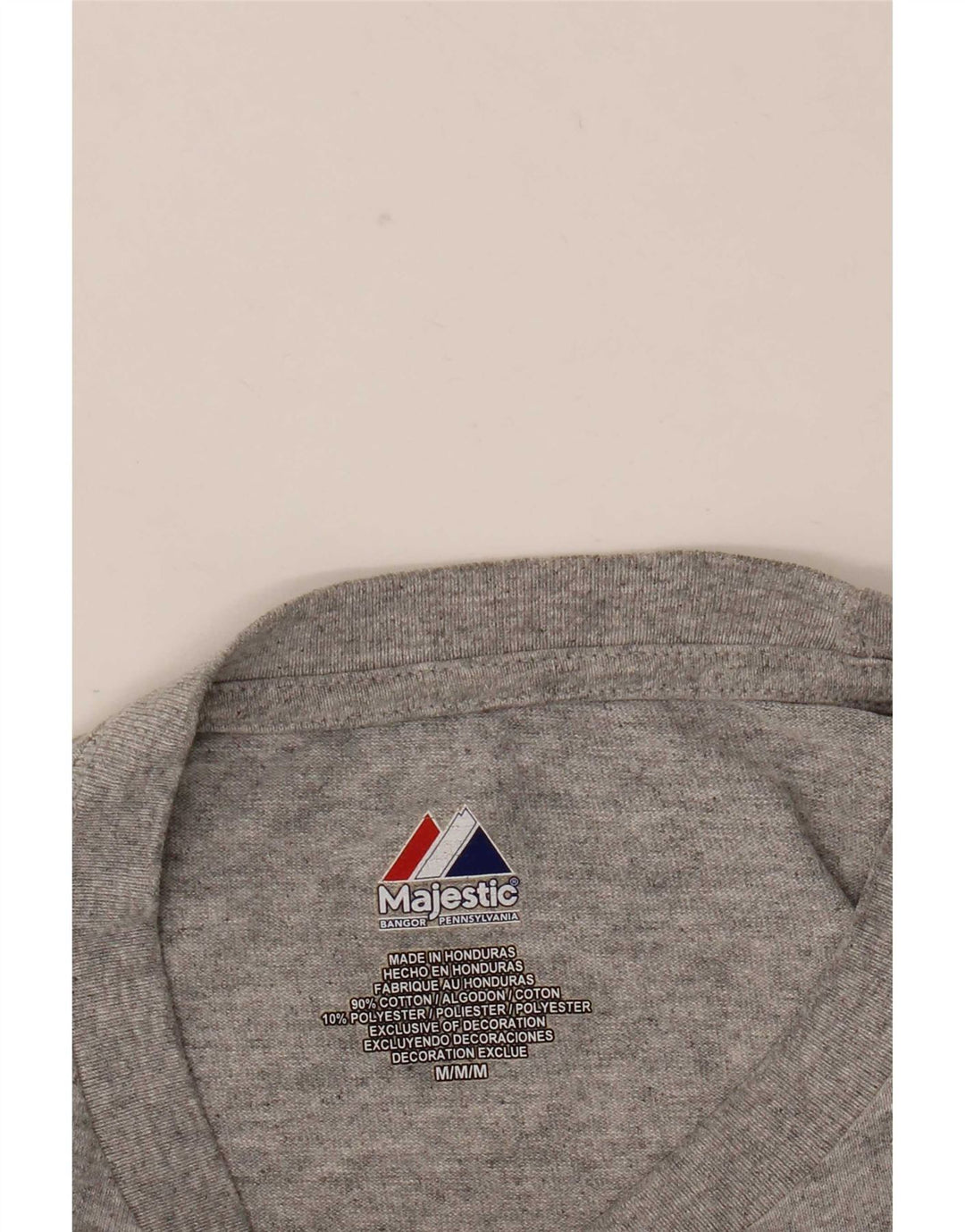 Ανδρικό μπλουζάκι Majestic Boston Red Sox Graphic Top Medium Grey Polyester