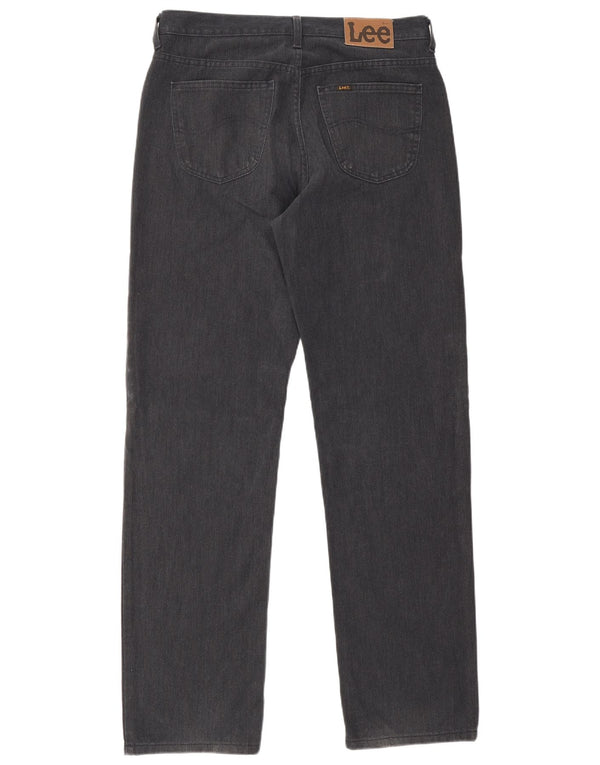 Lee Mens Portland Straight Casual Παντελόνι W34 L34 Navy Blue Cotton