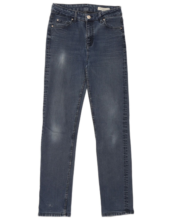 Marks & Spencer Γυναικεία The Sienna Straight Jeans UK 10 Small W28 L29 Blue