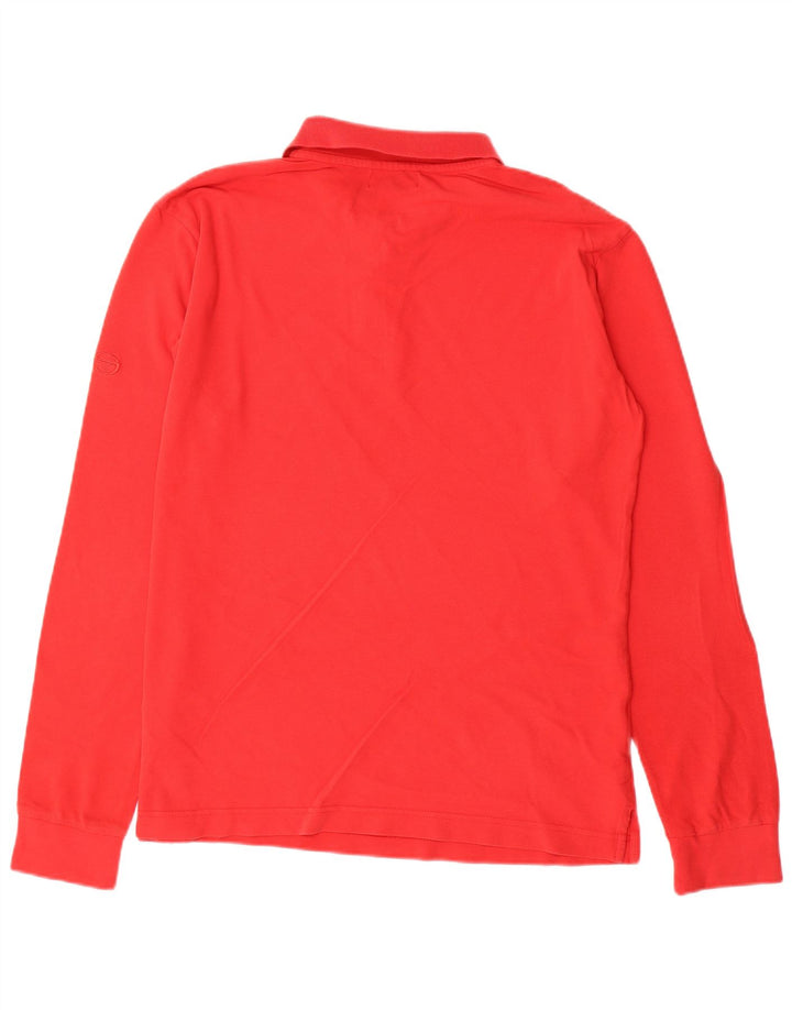 SERGIO TACCHINI Ανδρικό μακρυμάνικο μπλουζάκι πόλο XL κόκκινο βαμβακερό