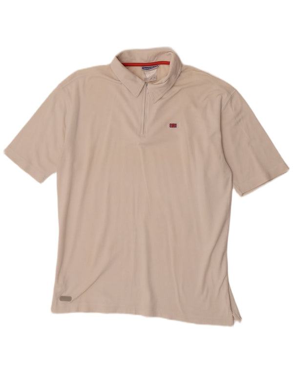 Reebok Ανδρικό πουκάμισο Polo Loose Fit Medium Off White