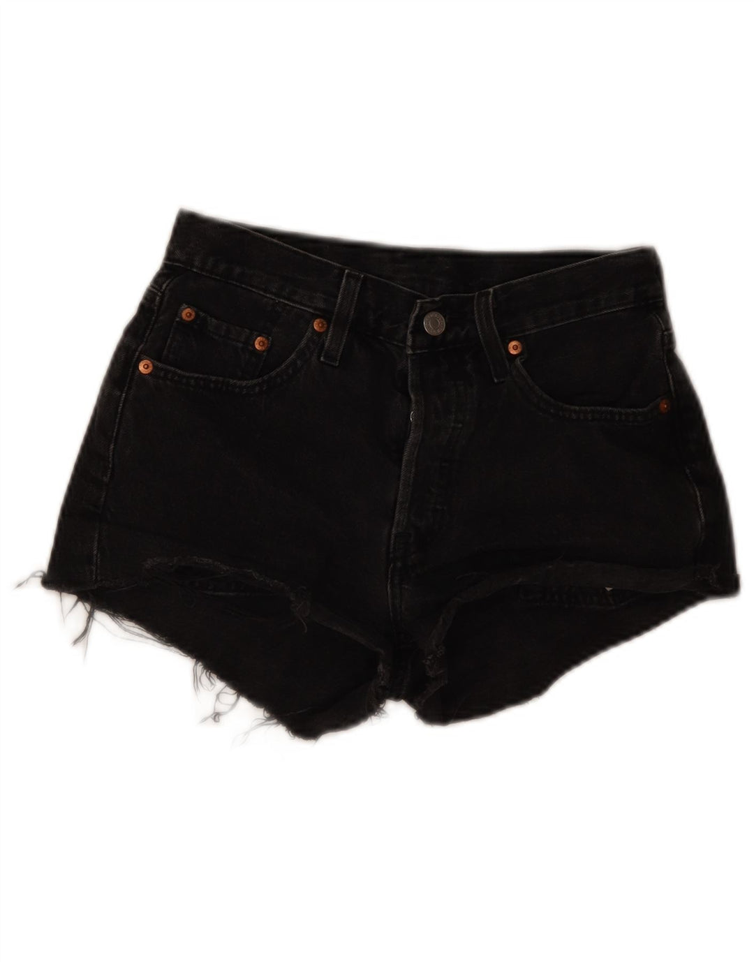 Γυναικείο σορτς Levi's 501 τζιν W25 XS Γκρι βαμβακερό