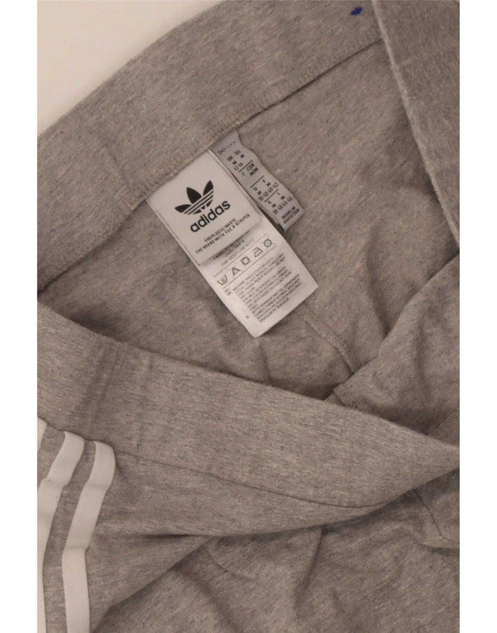 Γυναικείο κολάν Adidas UK 12/14 Μεσαίο γκρι βαμβακερό