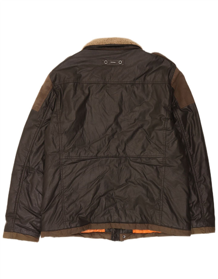 Ανδρικό Military Jacket Engbers UK 44 2XL Καφέ Βαμβακερό