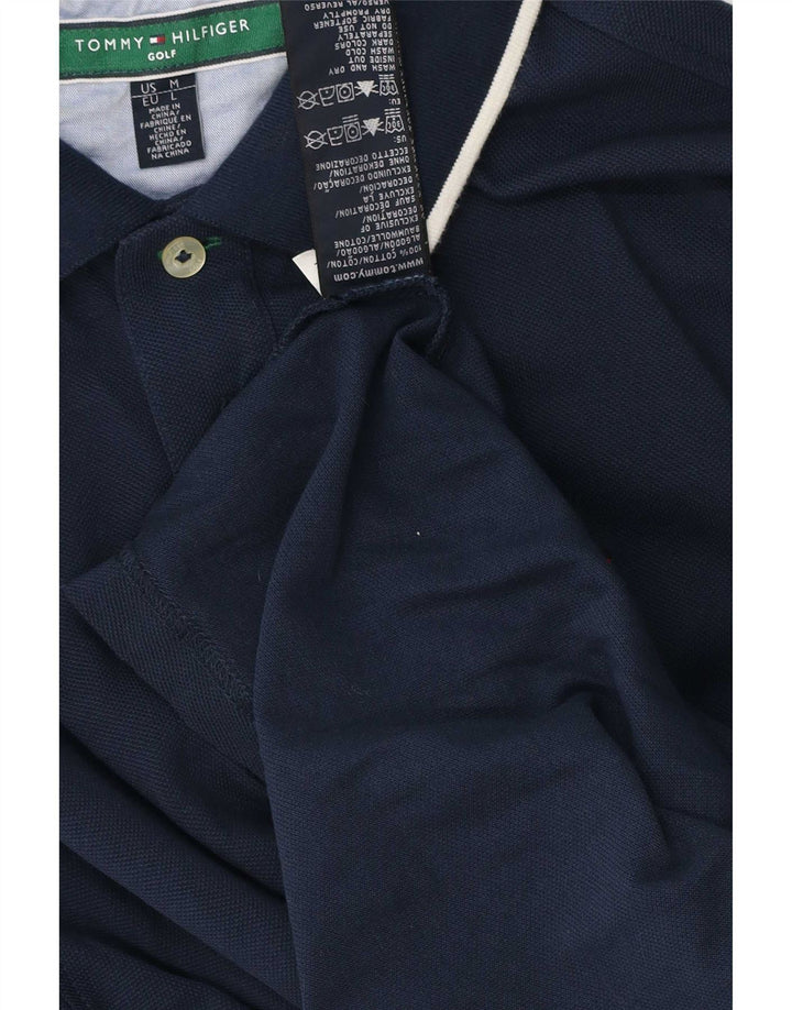 Ανδρικό μπλουζάκι πόλο Tommy Hilfiger, Βαμβακερό, μεσαίο, μπλε ναυτικό, ριγέ