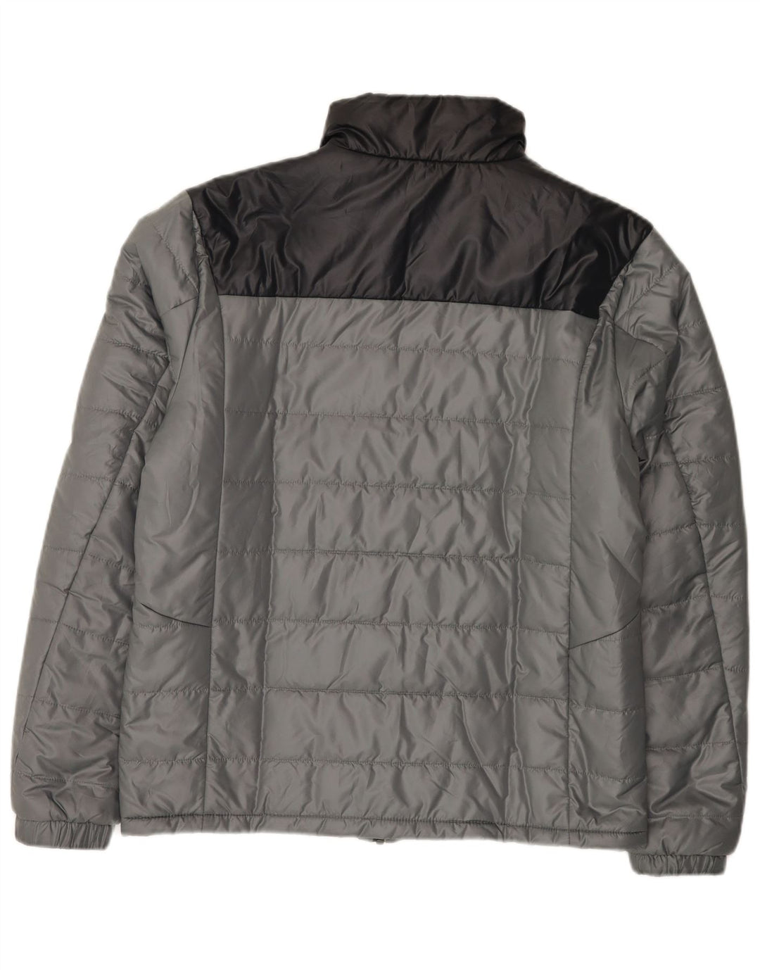 Adidas Ανδρικό μπουφάν με επένδυση UK 38 Medium Grey Colourblock Πολυεστέρας