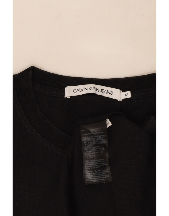 Calvin Klein Jeans Ανδρικό T-Shirt Top Μεσαίο μαύρο βαμβακερό