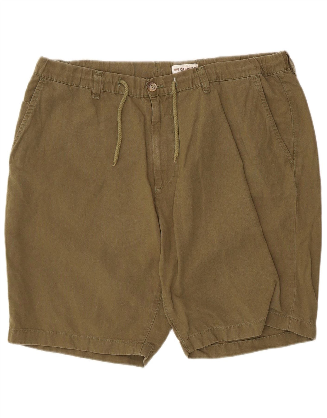 Carrera Ανδρικό σορτς Chino XL W38 Χακί βαμβακερό