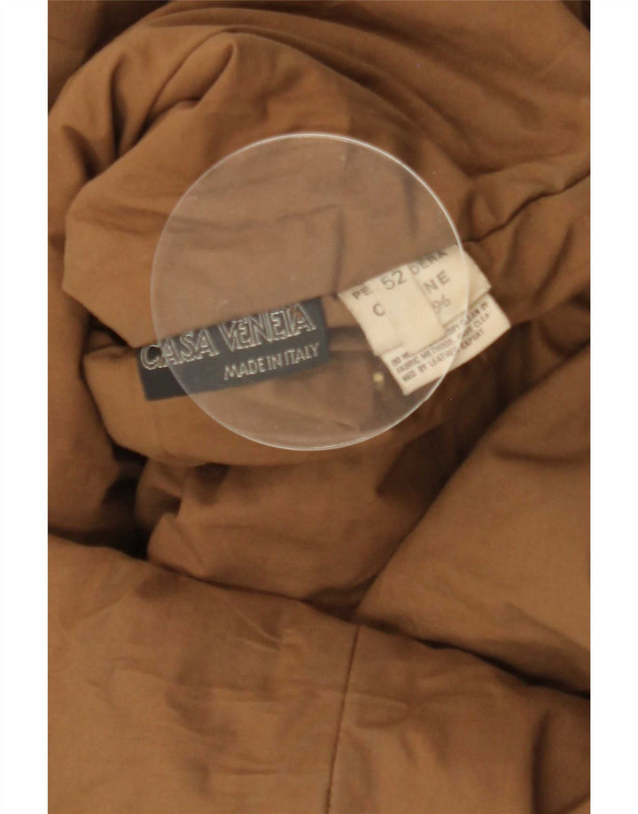 Casa Veneta Ανδρικό Δερμάτινο Παλτό IT 52 XL Μπεζ