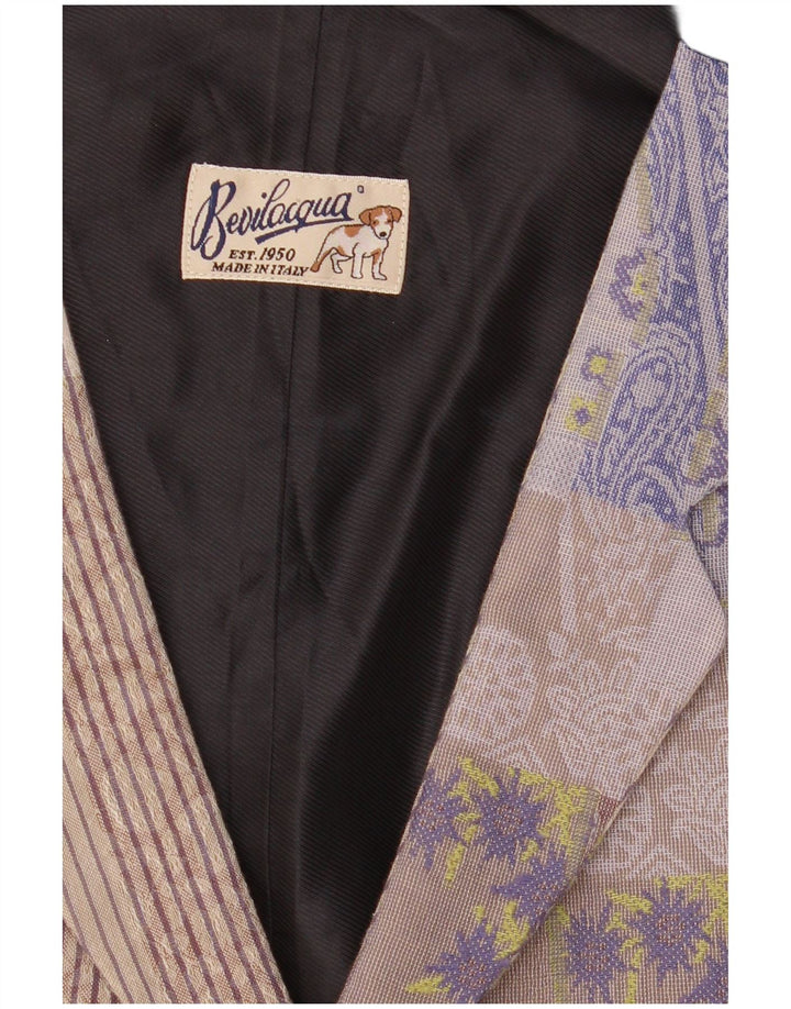 Vintage Ανδρικό Γιλέκο XL Πολύχρωμο Βαμβακερό Patchwork