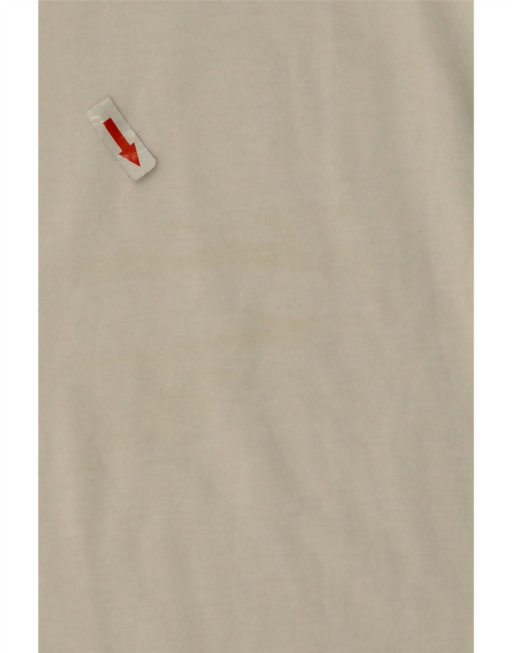 Ανδρικό γραφικό T-Shirt Escada Τοπ μεσαίο λευκό βαμβακερό