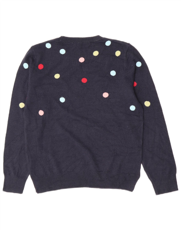 Marks & Spencer Γυναικείο πουλόβερ με λαιμόκοψη UK 10 Small Navy Blue