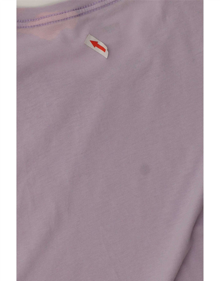 Ανδρικό T-Shirt Puma Top μεγάλο μωβ βαμβακερό