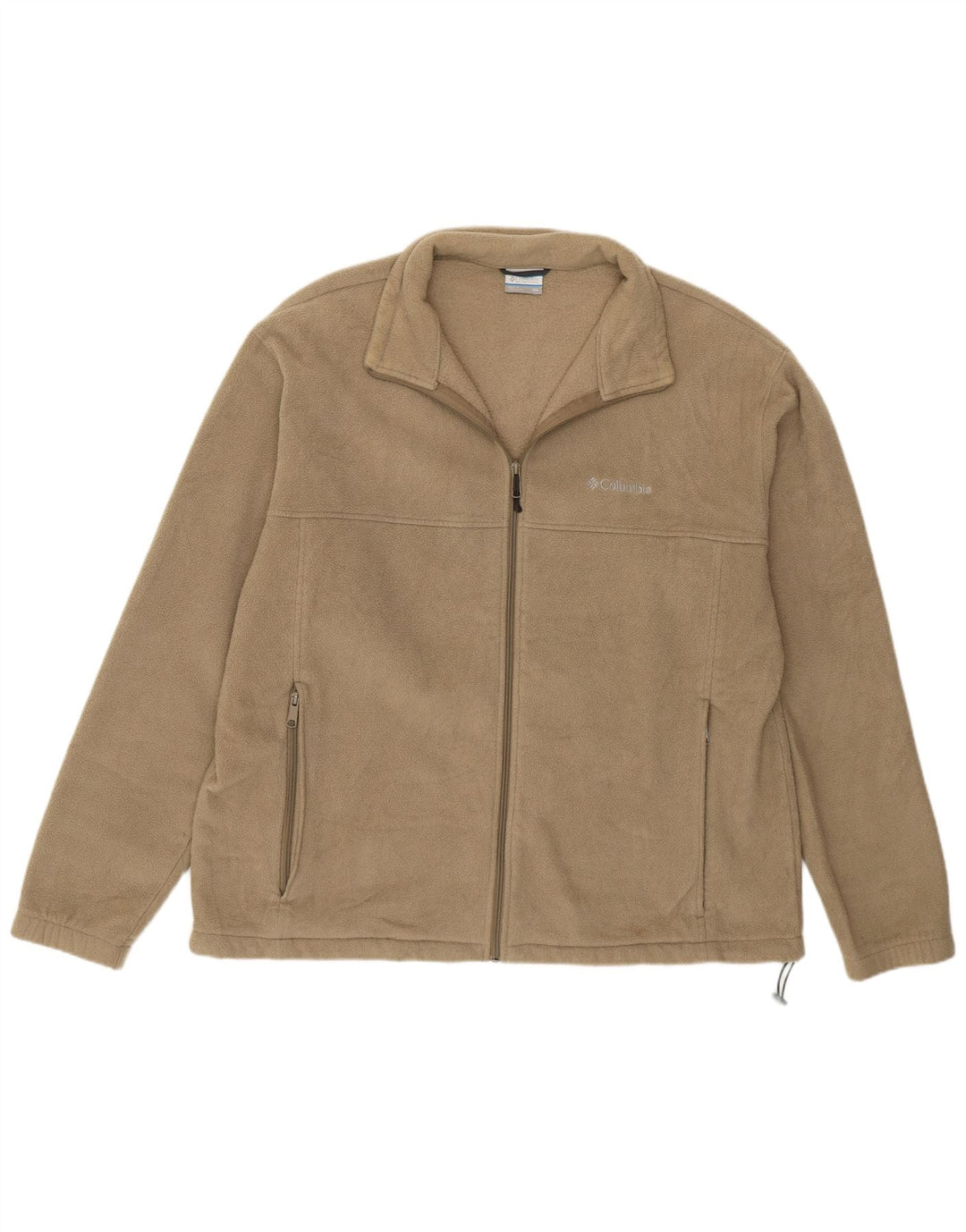 Columbia Ανδρικό Fleece Jacket UK 44 2XL Beige Polyester