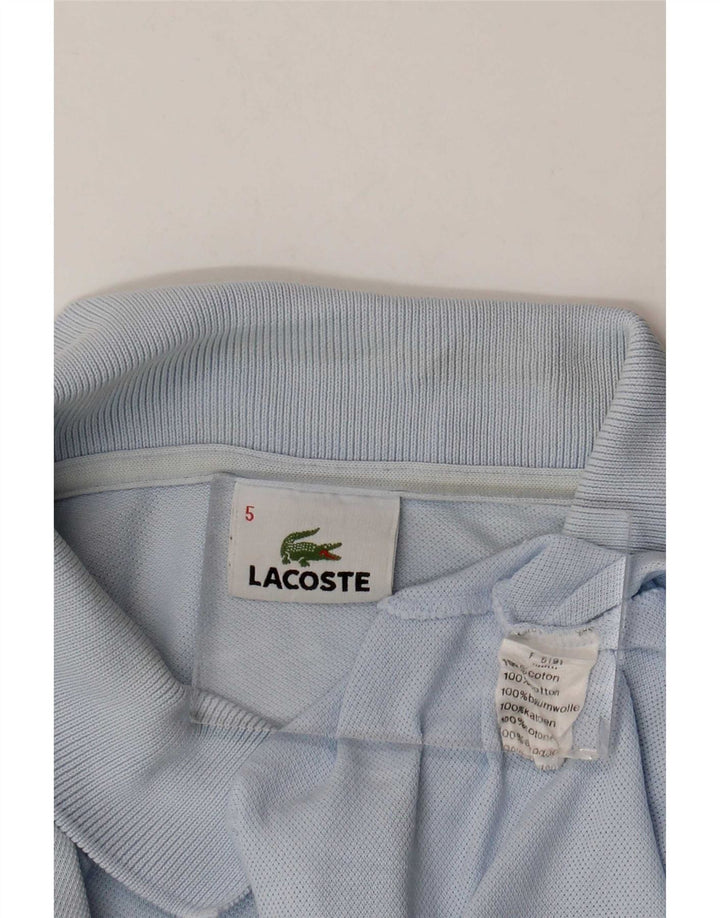 Ανδρικό μπλουζάκι πόλο Lacoste, μέγεθος 5, μεγάλο μπλε βαμβακερό